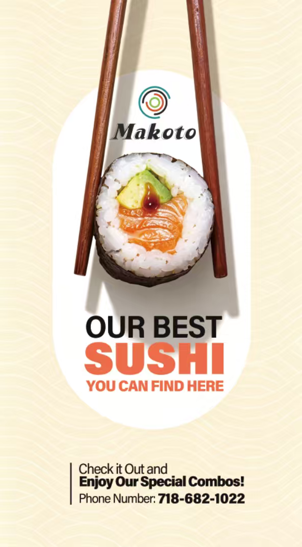 Our best sushi you can find here at Makoto Staten Island NY 718-682-1022
