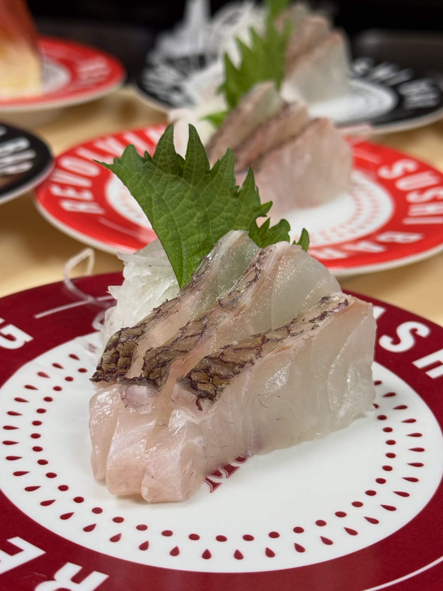 Fresh red snapper tai sashimi at Makoto Staten Island NY