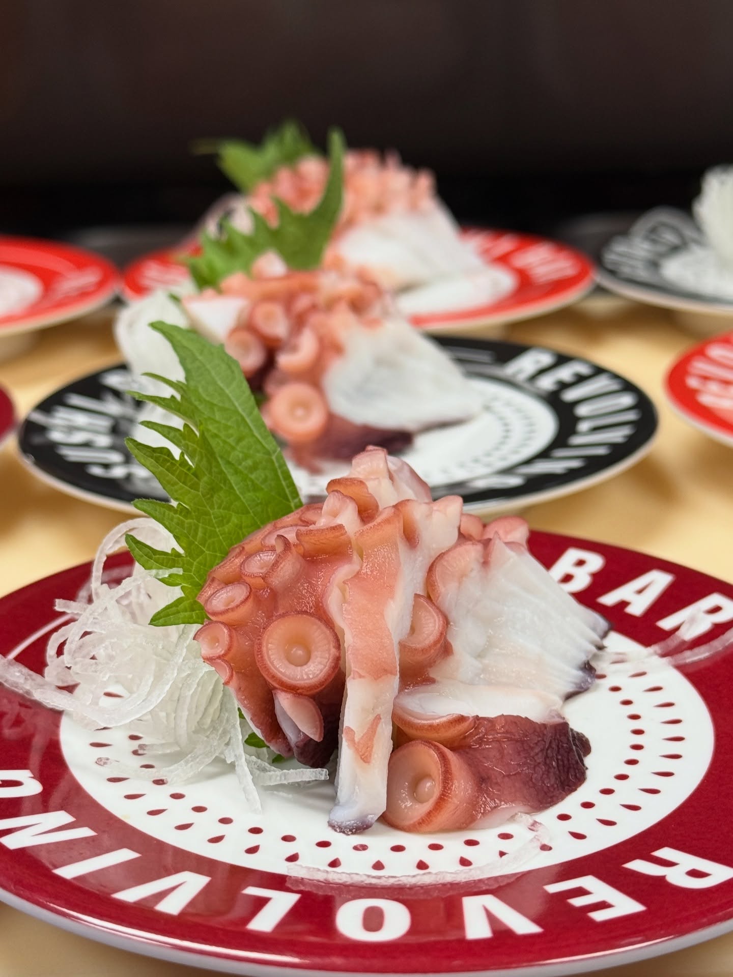 Fresh octopus tako for sushi at Makoto Staten Island