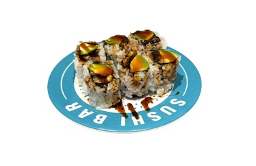 Eel Avocado Roll at Makoto Revolving Sushi Bar Staten Island NY