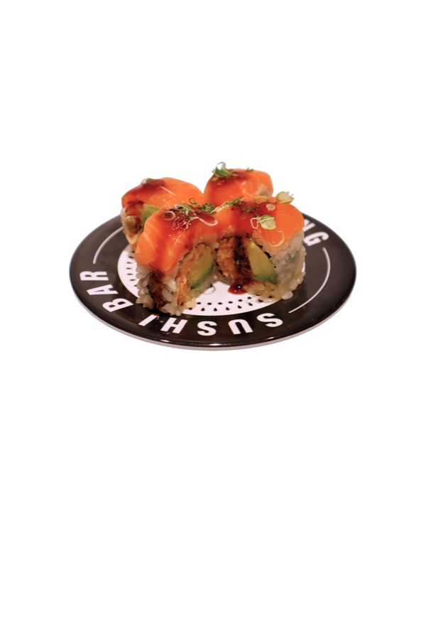 Sakura Roll at Makoto Revolving Sushi Bar Staten Island NY