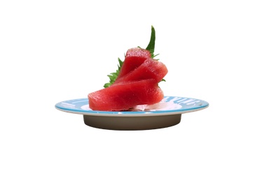 Tuna Sashimi (3pc) at Makoto Revolving Sushi Bar Staten Island NY