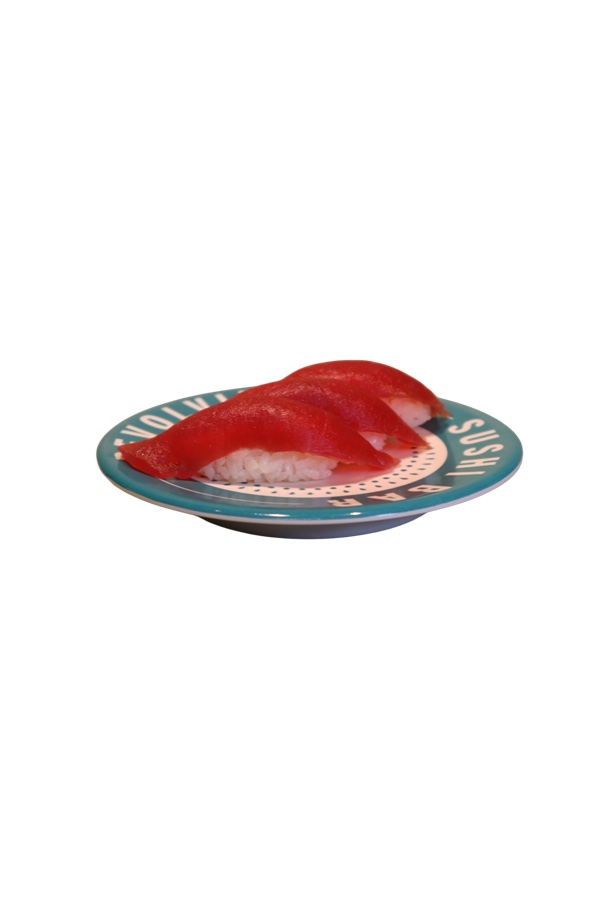 Tuna Sushi (3pc) at Makoto Revolving Sushi Bar Staten Island NY